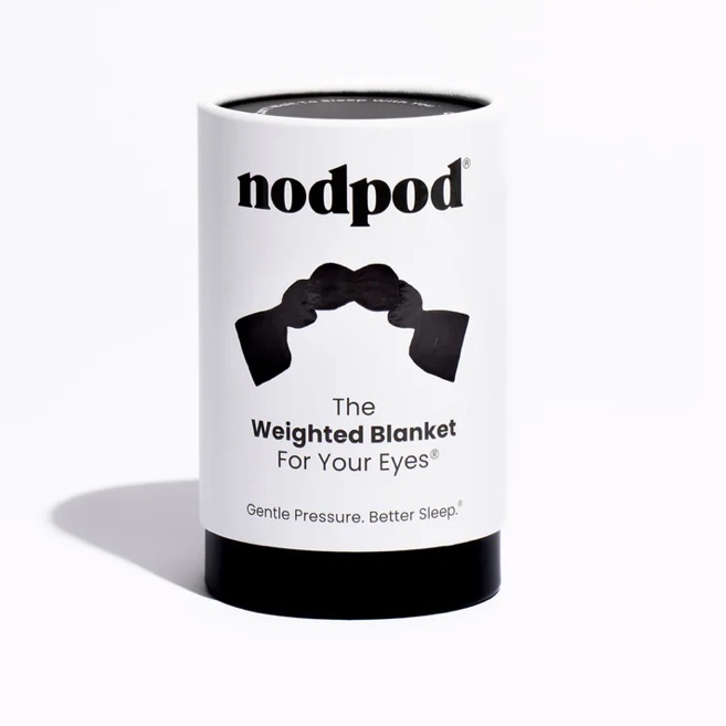 Nodpod Black Weighted Eye Mask Blanket